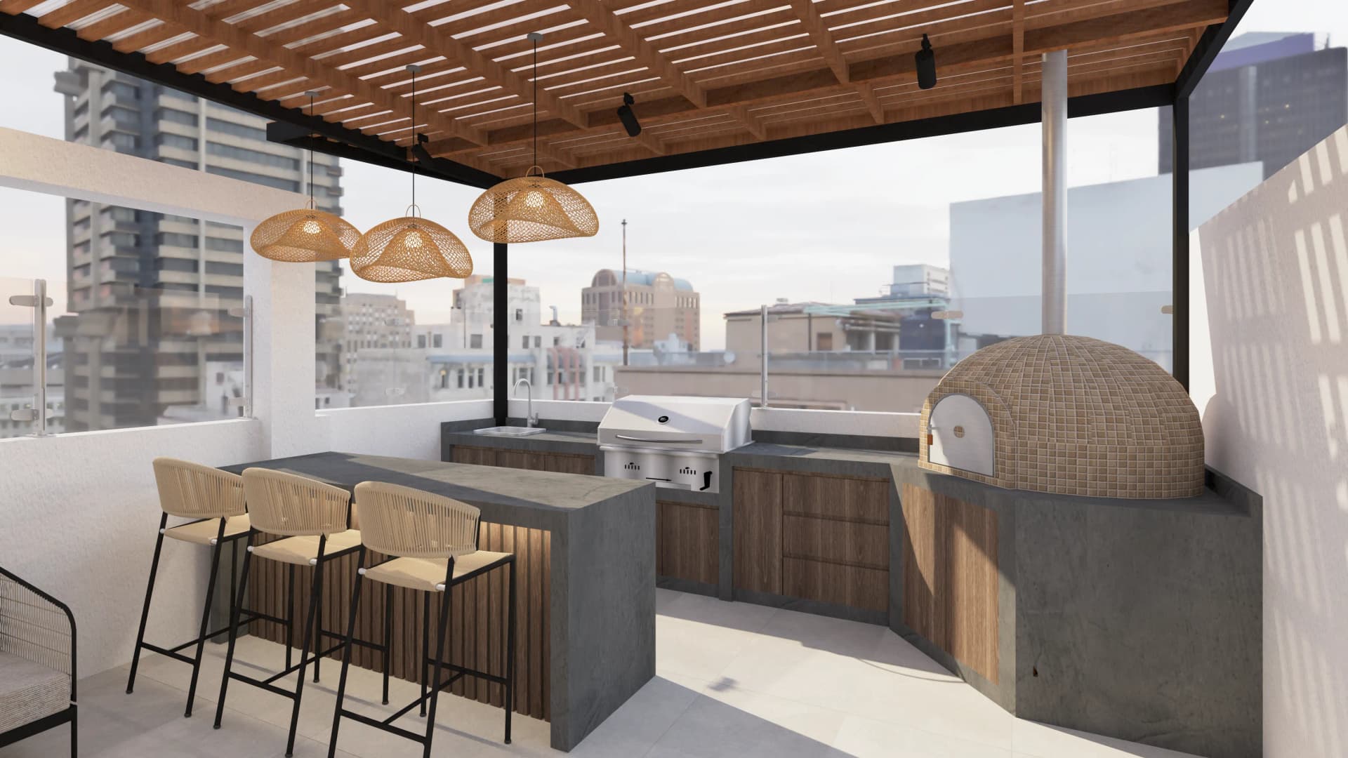 Vista Nocturna - Fotografía Real