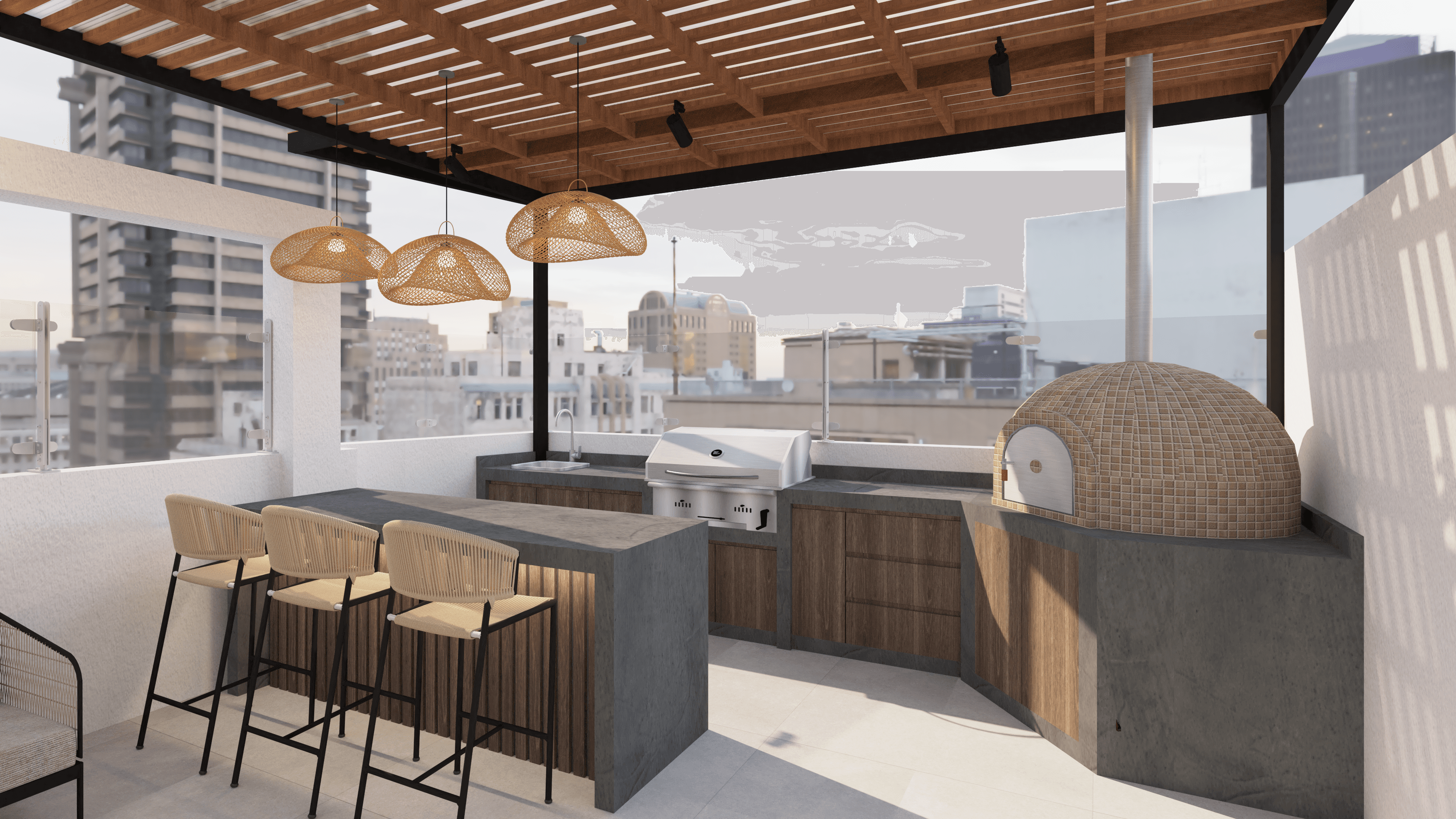 Vista Nocturna - Fotografía Real