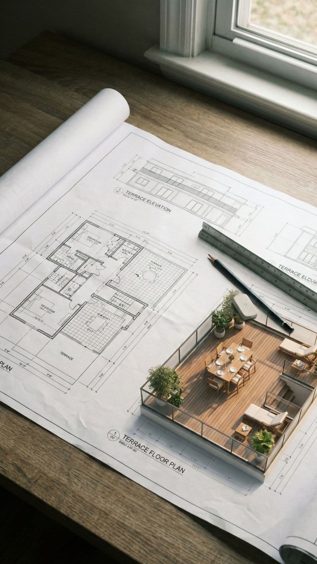 Diseño de terraza santuario para desconectar